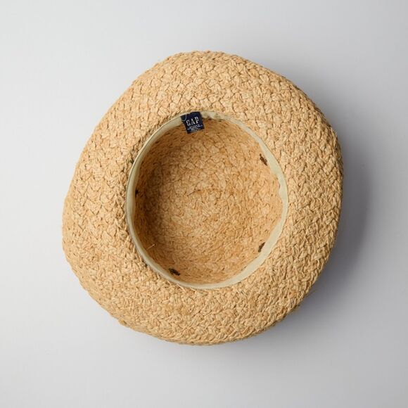 GAP Tan Straw Hat with Floral Accents - Picture 5 of 8